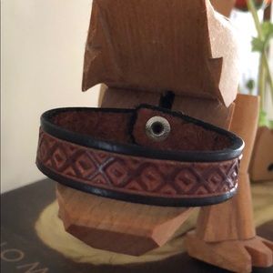 Handmade Leather Bracelet from Quebec City